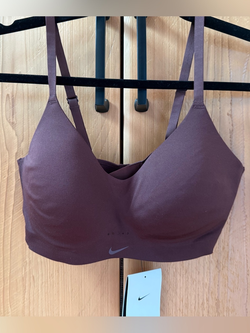 2 Nike Women’s Light Support Sports Bra - brown